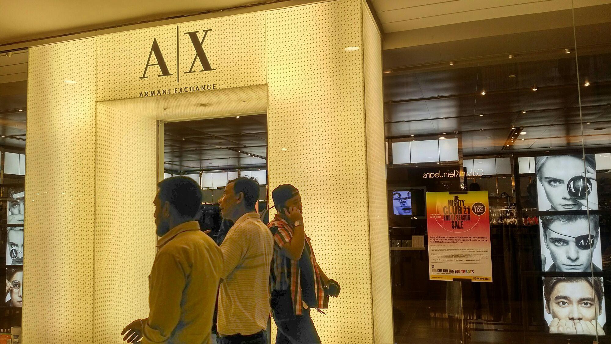 armani sunway pyramid