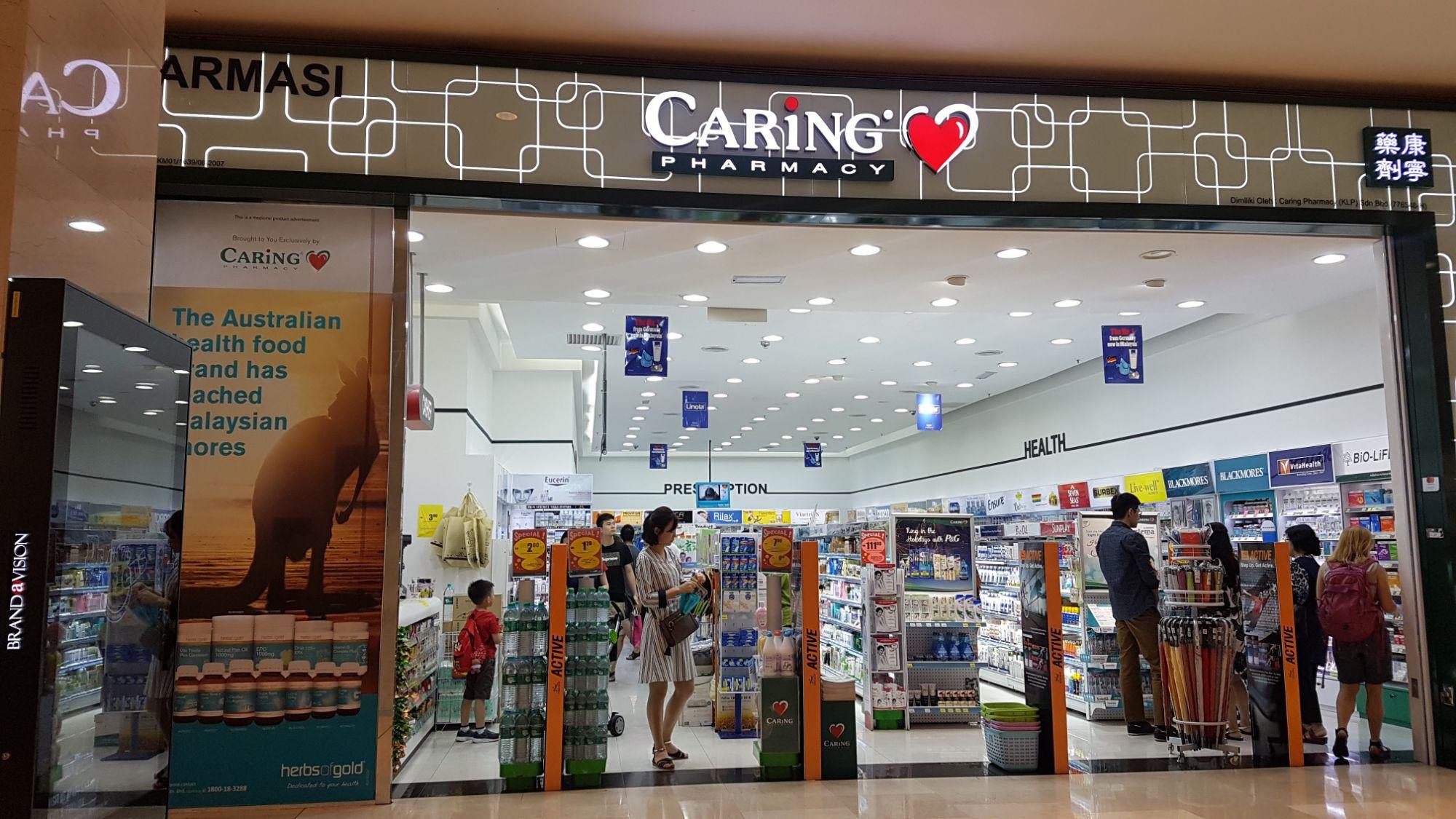 Caring Pharmacy Pavilion Kuala Lumpur